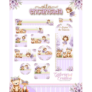 Arquivo Etiqueta Escolar Vila Encantada