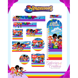 Arquivo Etiqueta Escolar 3 Palavrinhas 