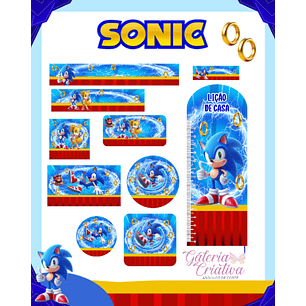 Arquivo Etiqueta Escolar Sonic 