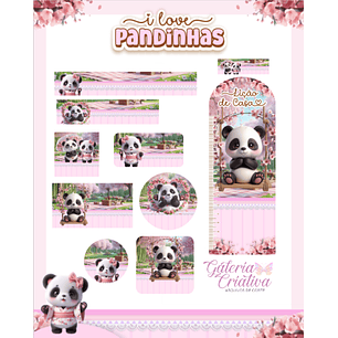 Arquivo Etiqueta Escolar Pandinhas 