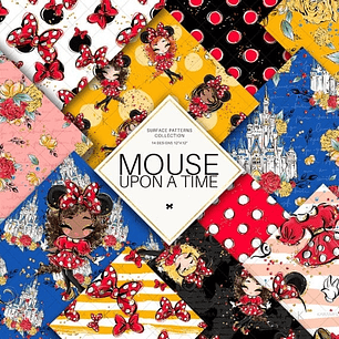 Kit Digital Papéis Minnie 