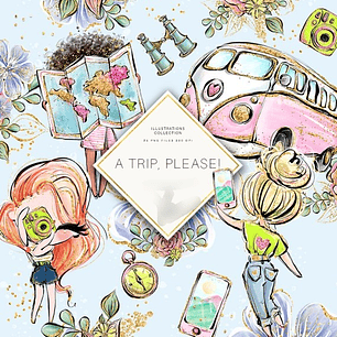 Kit Digital Viagem de Garotas 