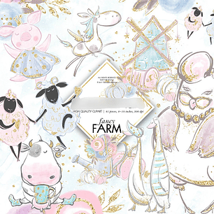 Kit Digital Fazendinha Cute 