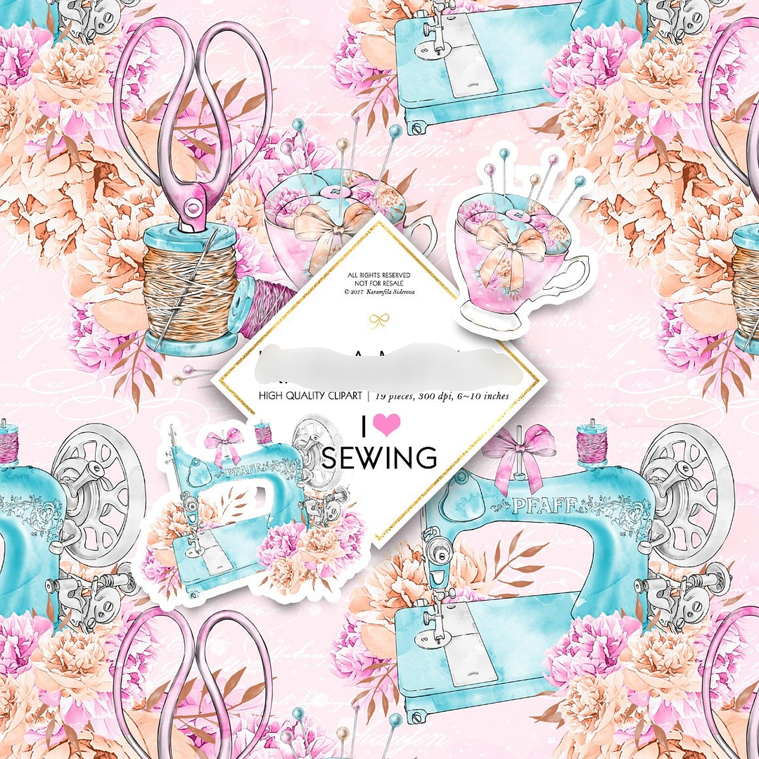 Kit Digital Amo Costura  1