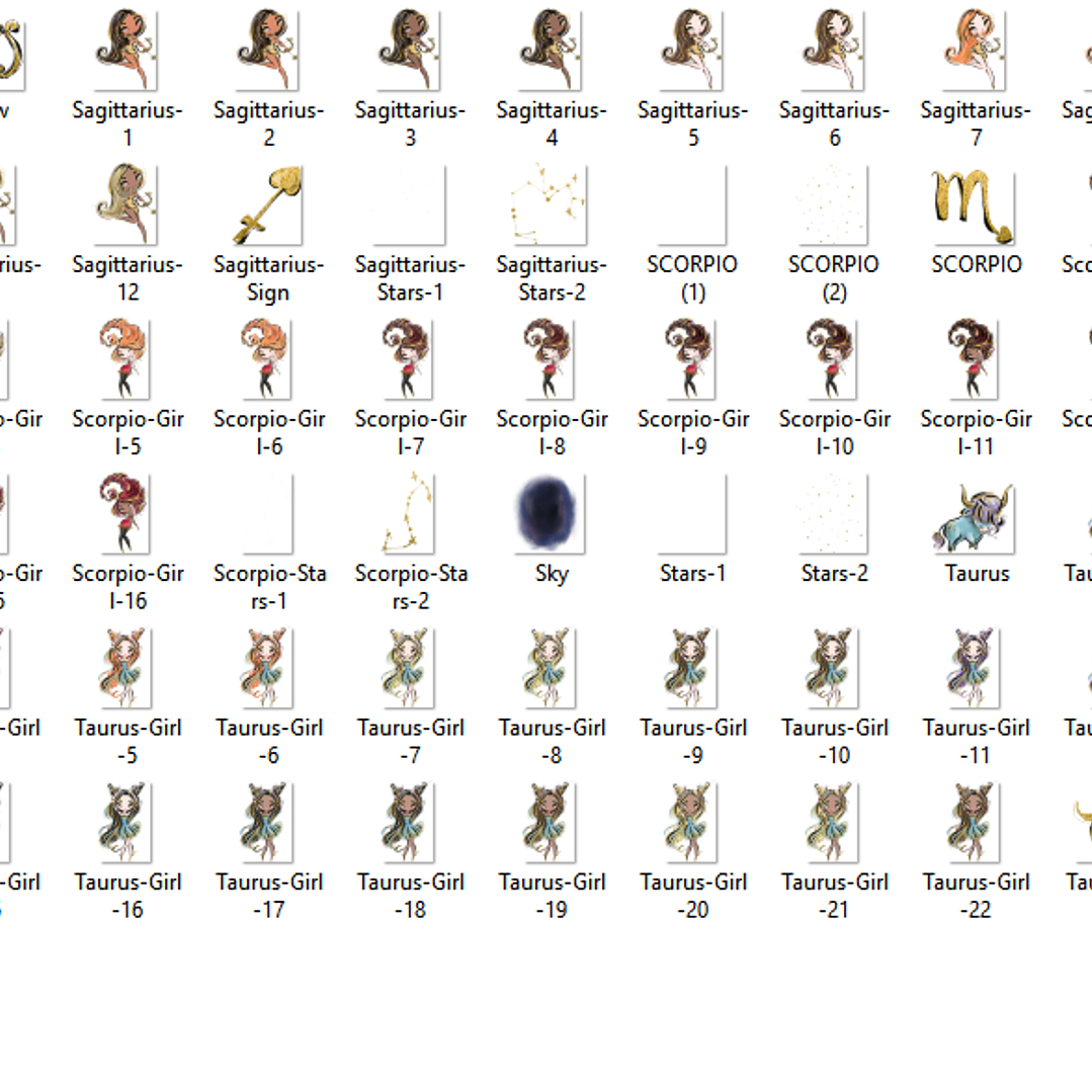 Kit Digital Zodíaco  3