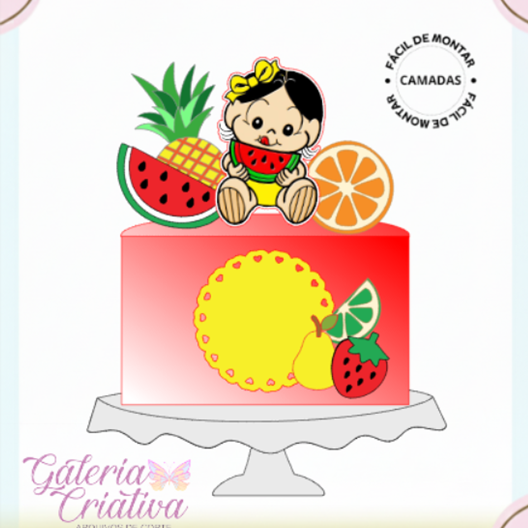 Arquivo Topo de Bolo Magali e Frutinhas 1