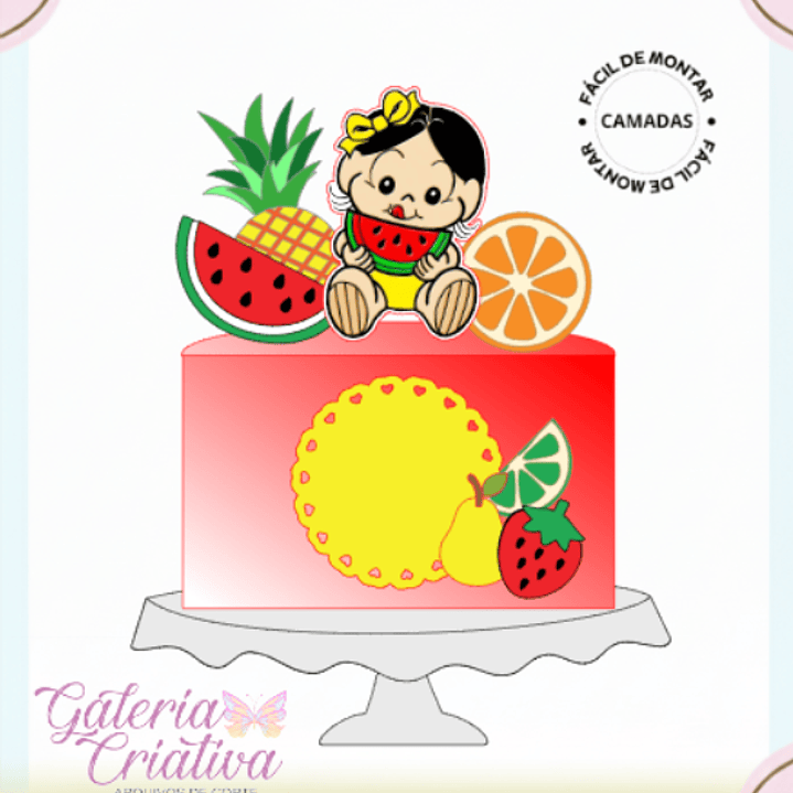 Arquivo Topo de Bolo Magali e Frutinhas 1