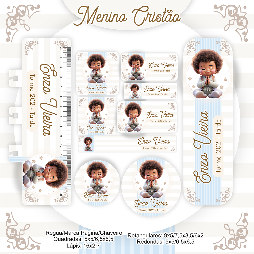 Arquivo Combo Escolar Menino Cristão - Pamella 10