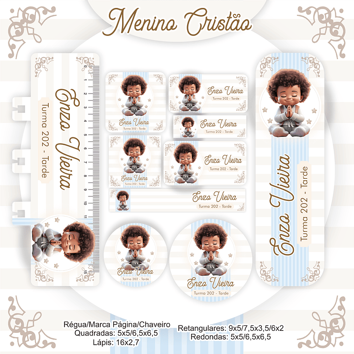 Arquivo Combo Escolar Menino Cristão - Pamella 10