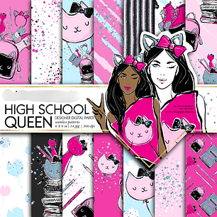 Kit Digital Rainha do Ensino Médio