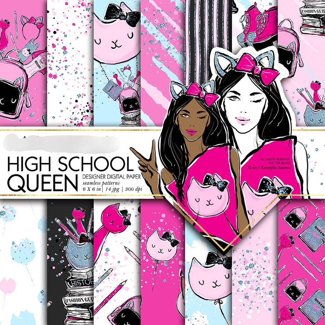 Kit Digital Rainha do Ensino Médio 1