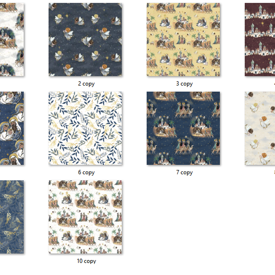 Kit Digital Papéis Nascimento de Jesus  2