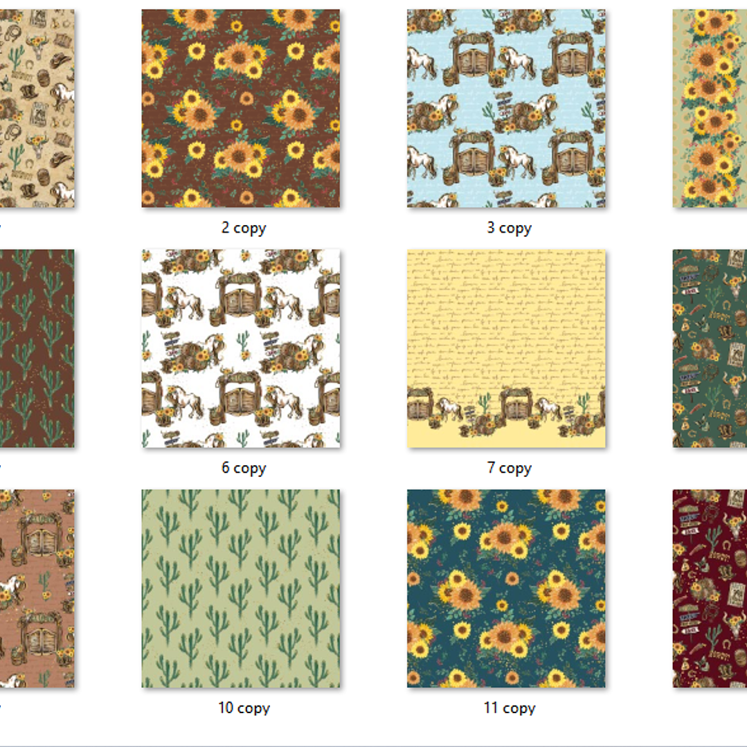 Kit Digital Papéis Sertão Girassóis  2