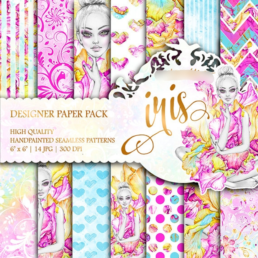 Kit Digital Papéis Carnaval  1