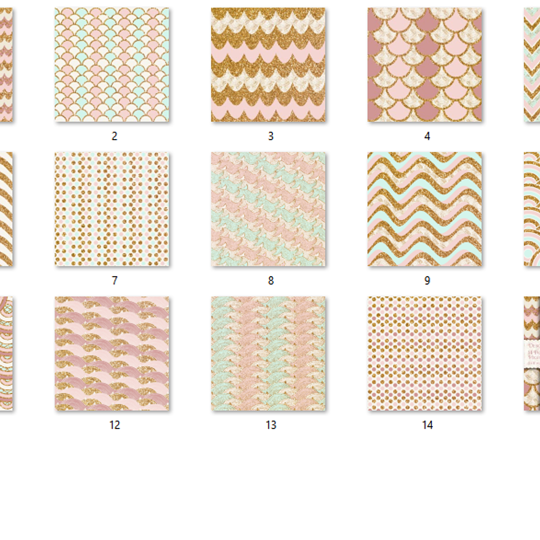 Kit Digital Papéis Brilho Summer  2