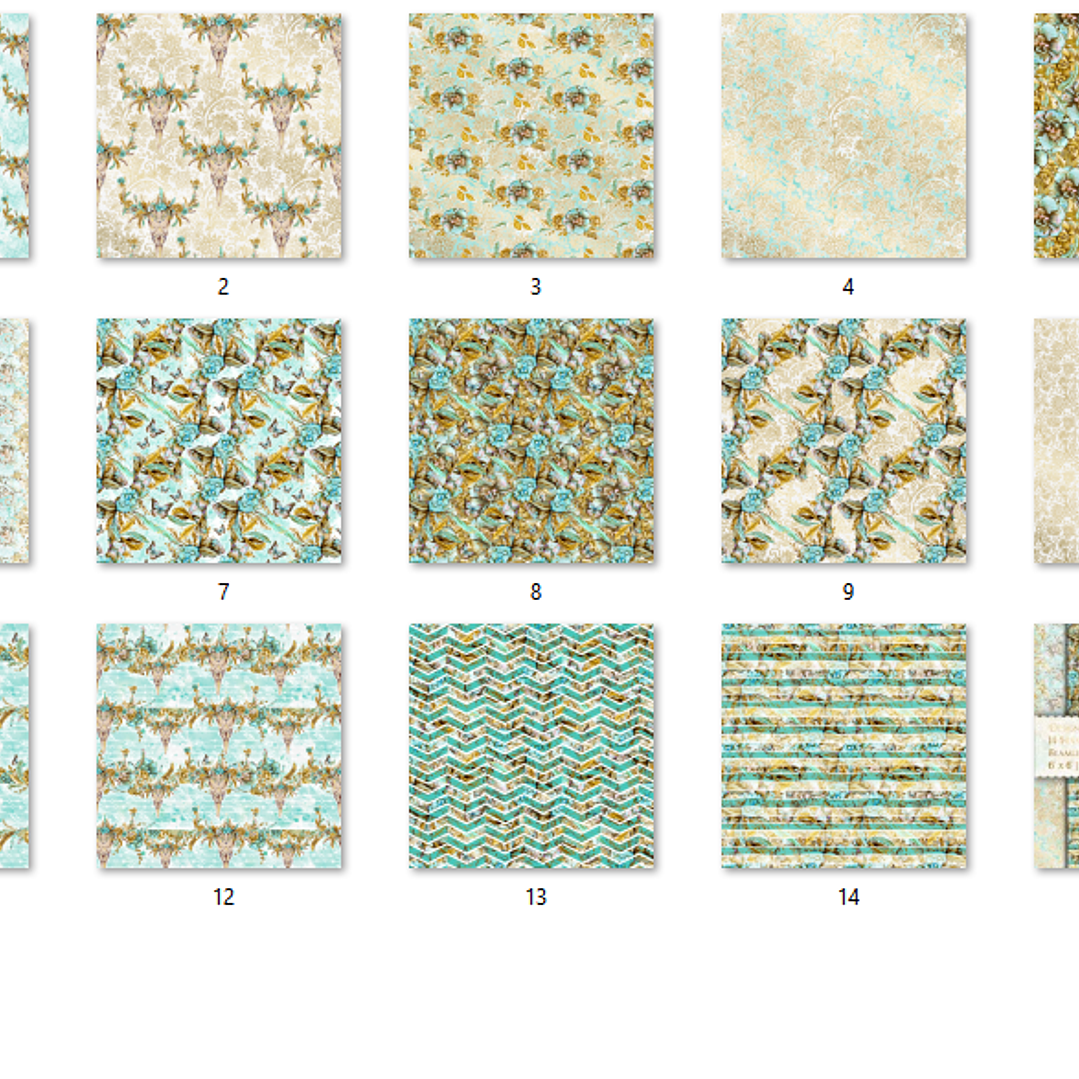 Kit Digital Papéis Tribal Summer  2