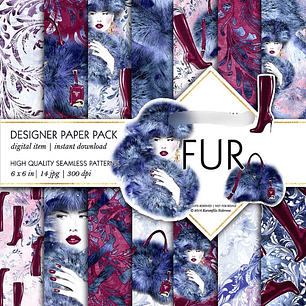 Kit Digital Papéis Pelagem