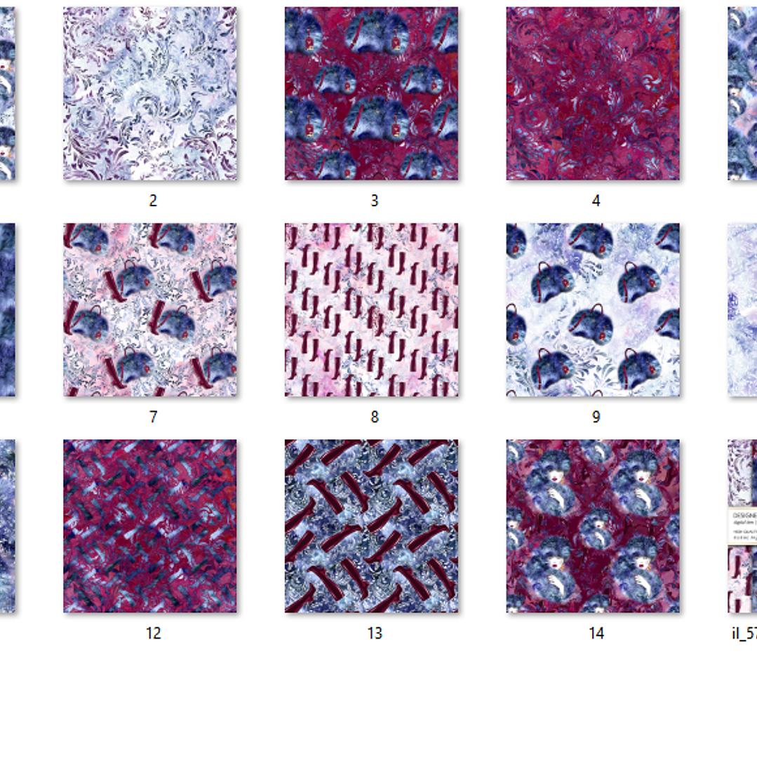 Kit Digital Papéis Pelagem 2