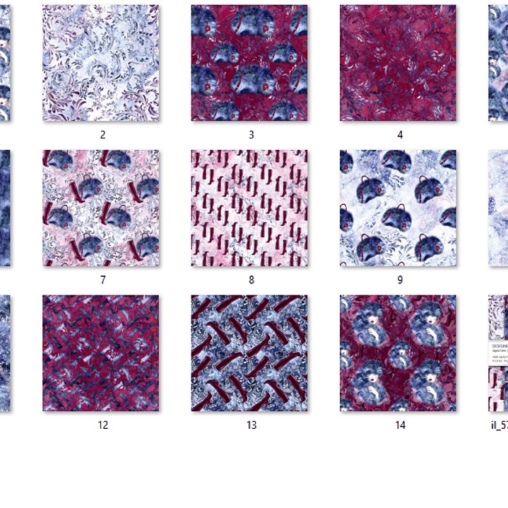 Kit Digital Papéis Pelagem 2