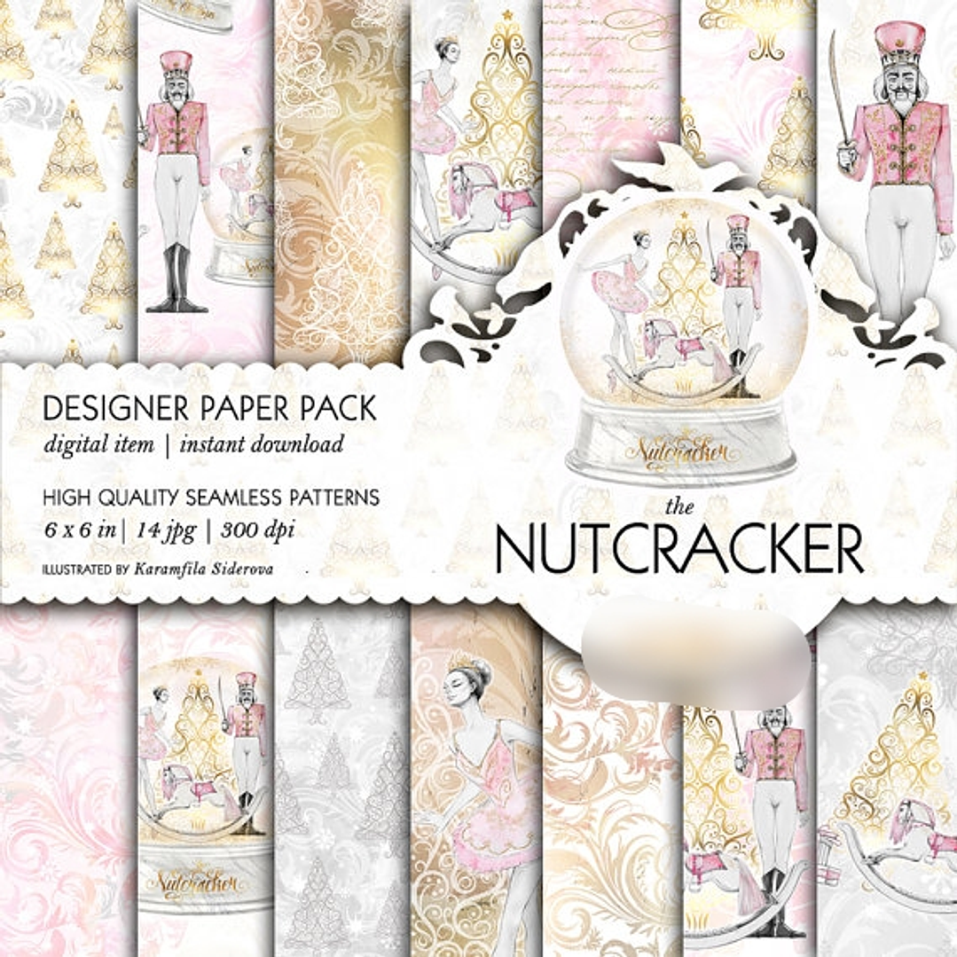 Kit Digital Papéis Quebra-nozes 1