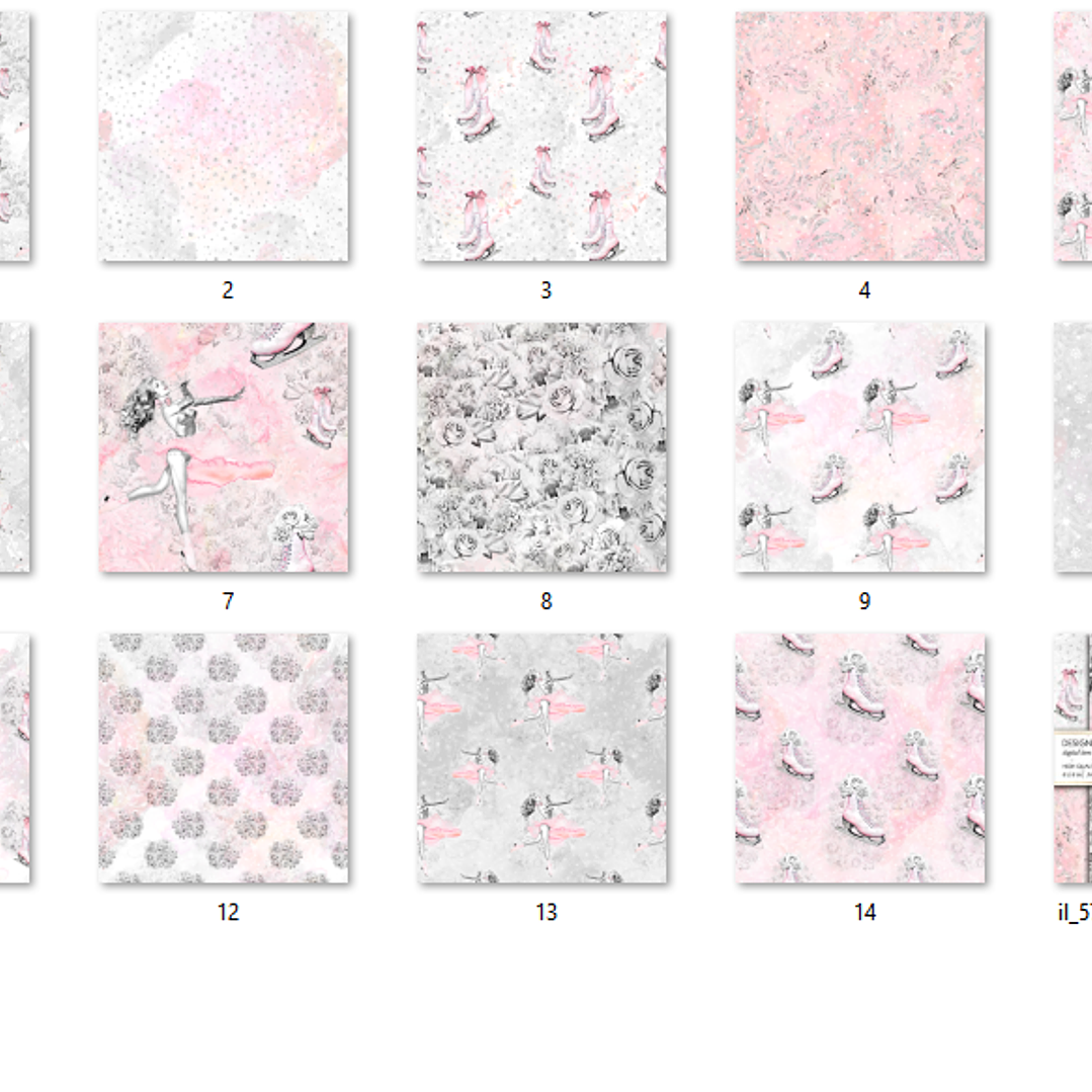 Kit Digital Papéis Patis no Gelo  2