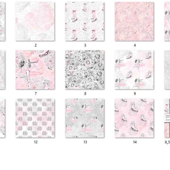 Kit Digital Papéis Patis no Gelo  2