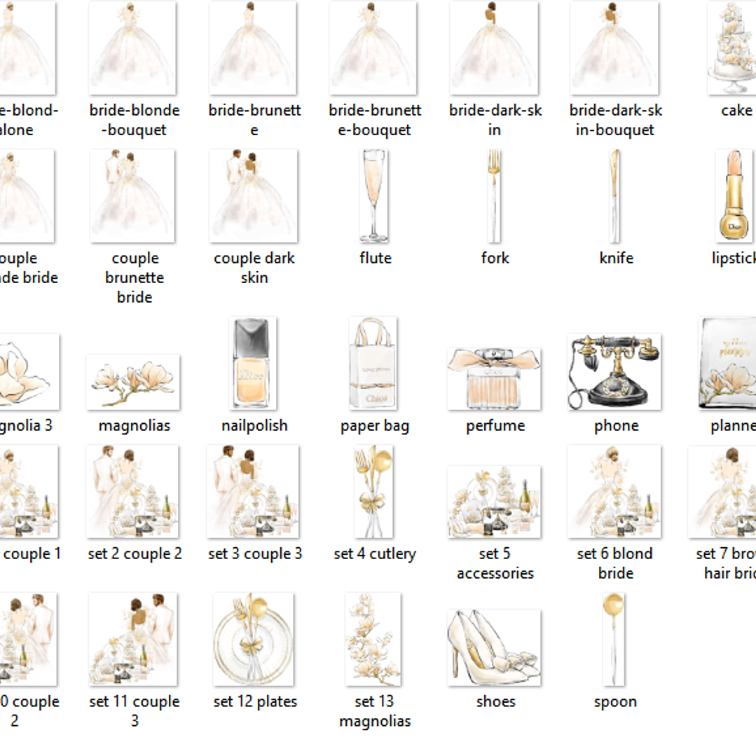 Kit Digital Casamento Noiva 2