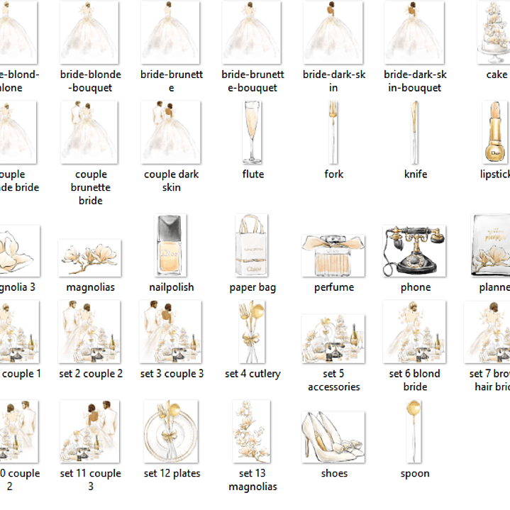 Kit Digital Casamento Noiva 2