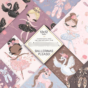 Kit Digital Papéis Bailarinas