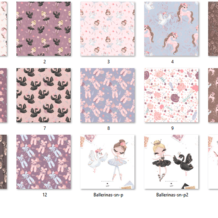 Kit Digital Papéis Bailarinas 2