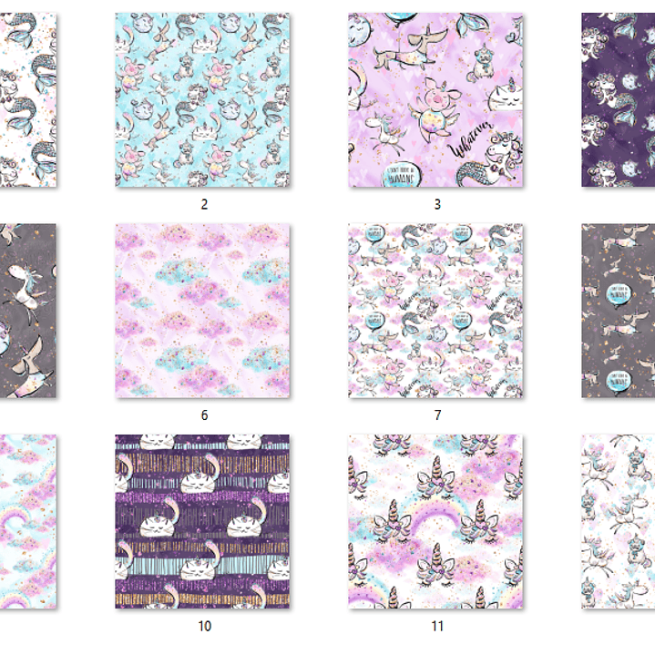 Kit Digital Papéis Animais Mágicos  2