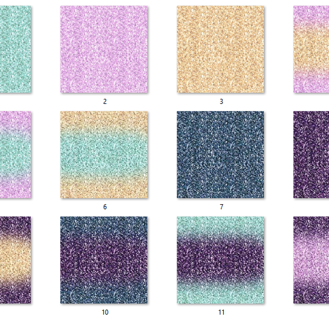 Kit Digital Papéis Glitter  2