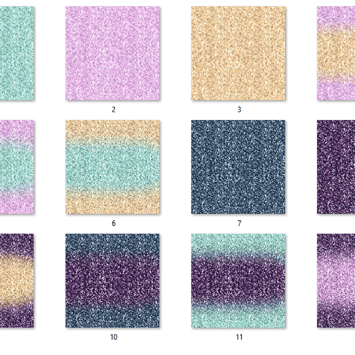 Kit Digital Papéis Glitter  2