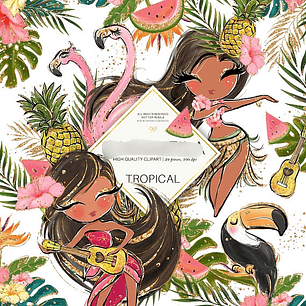 Kit Digital Tropical 