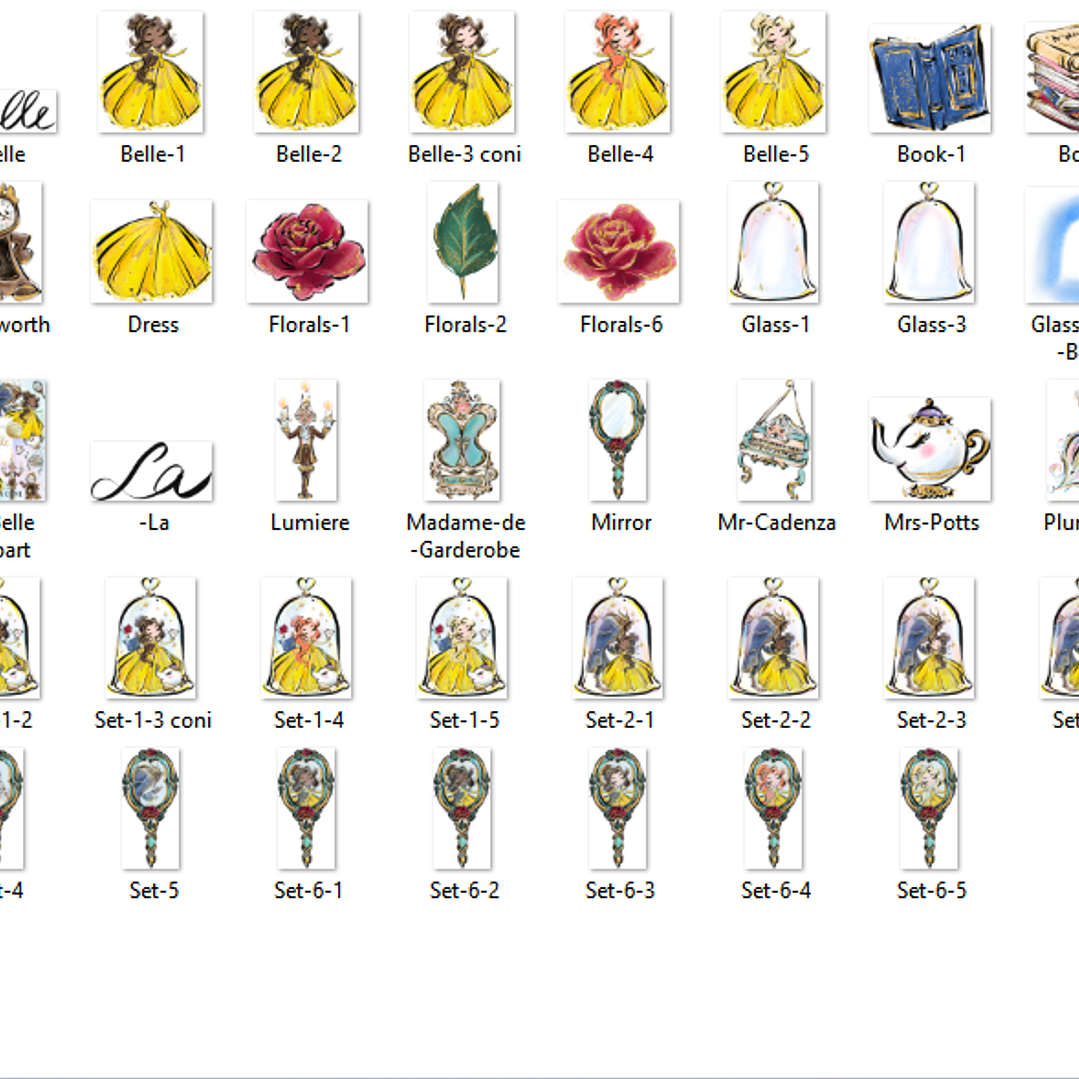 Kit Digital A Bela e a Fera  2