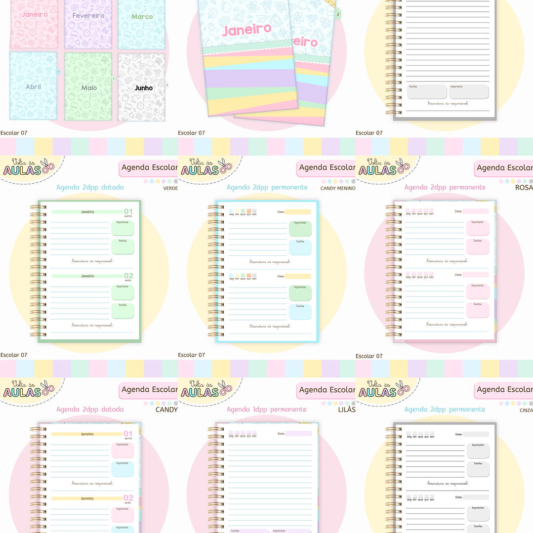 Arquivo Pack Agendas Escolares A5 - 2026  1