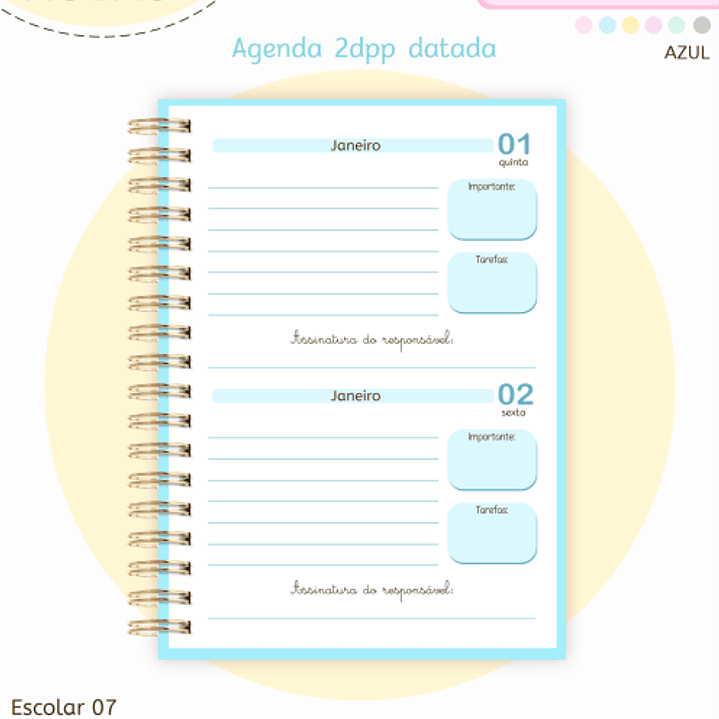 Arquivo Pack Agendas Escolares A5 - 2026  7