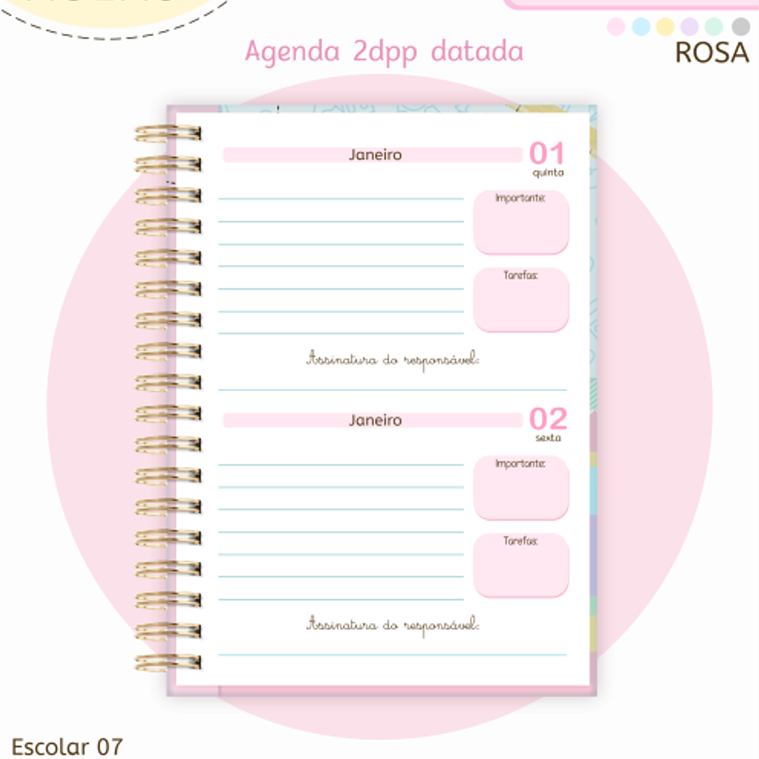 Arquivo Pack Agendas Escolares A5 - 2026  8