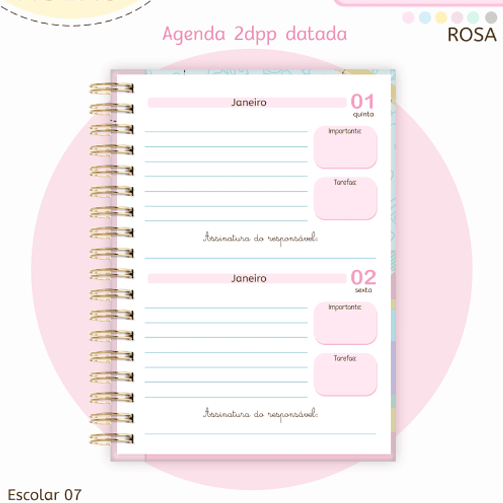 Arquivo Pack Agendas Escolares A5 - 2026  8
