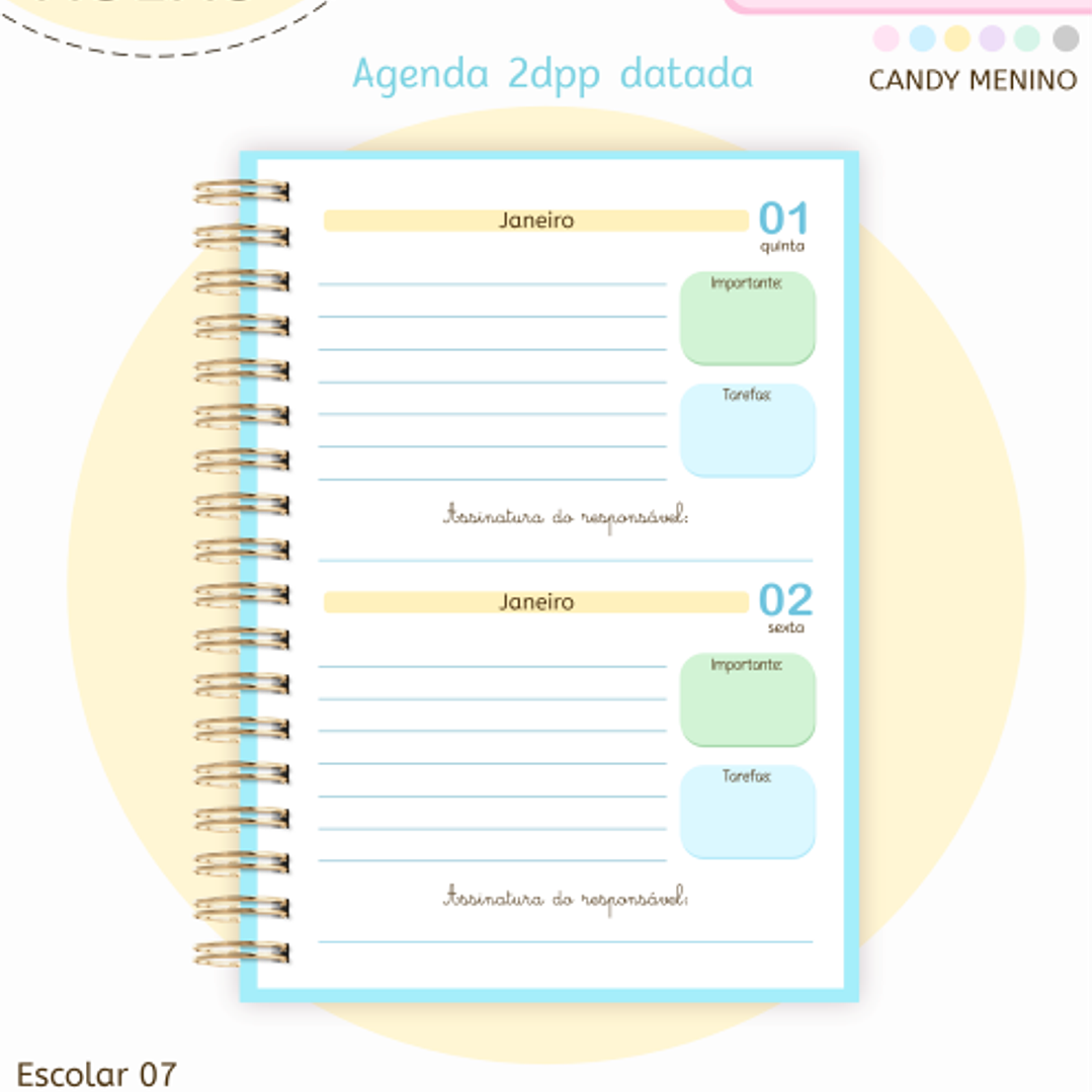 Arquivo Pack Agendas Escolares A5 - 2026  10