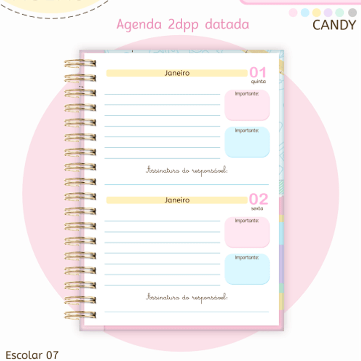 Arquivo Pack Agendas Escolares A5 - 2026  19