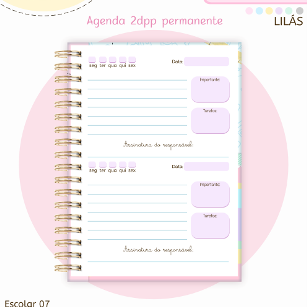 Arquivo Pack Agendas Escolares A5 - 2026  22