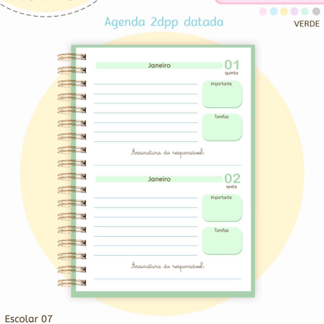 Arquivo Pack Agendas Escolares A5 - 2026  25