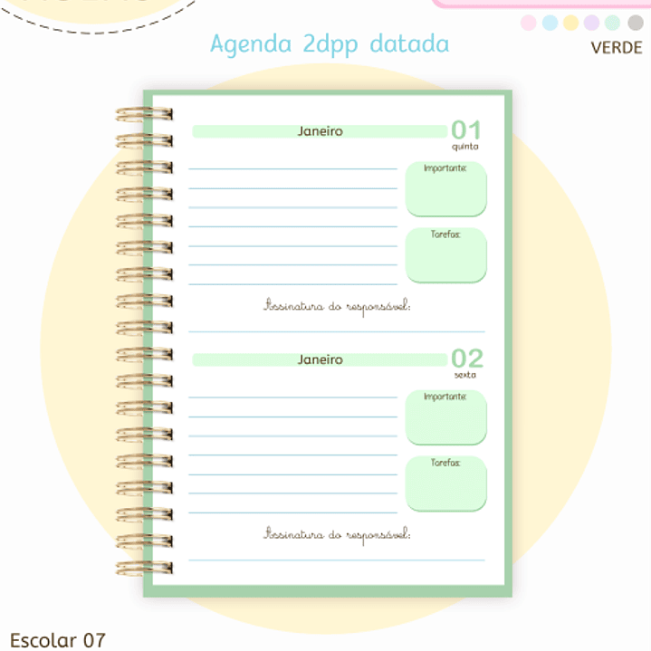 Arquivo Pack Agendas Escolares A5 - 2026  25