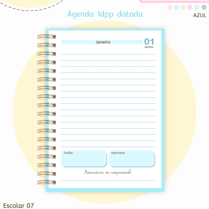 Arquivo Pack Agendas Escolares A5 - 2026  30