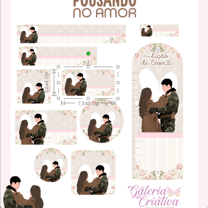 Arquivo Etiqueta Escolar Pousando no Amor  1