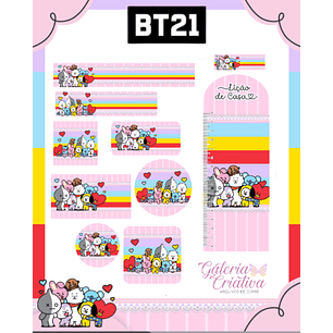 Arquivo Etiqueta Escolar BT21