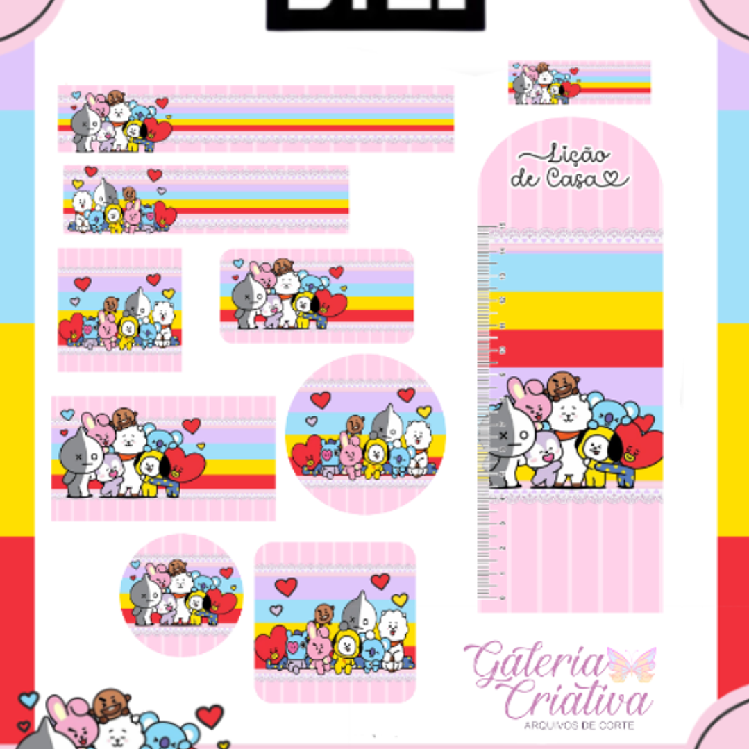 Arquivo Etiqueta Escolar BT21 1