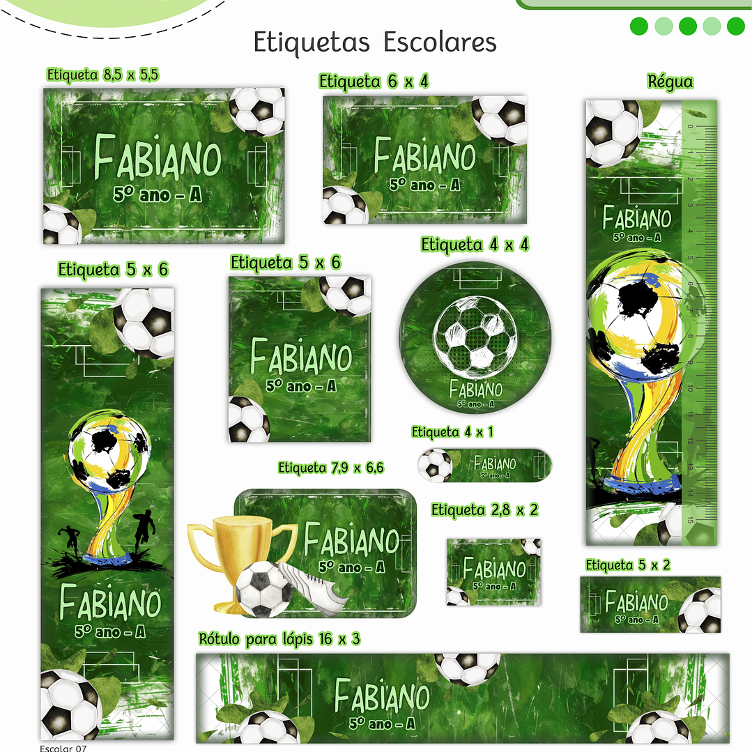 Arquivo Etiqueta Escolar Futebol  1
