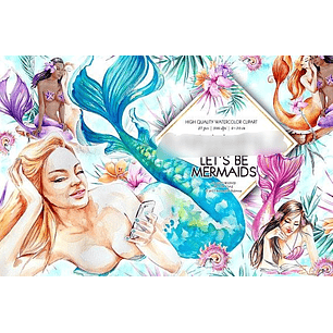 Kit Digital Vamos ser Sereias 